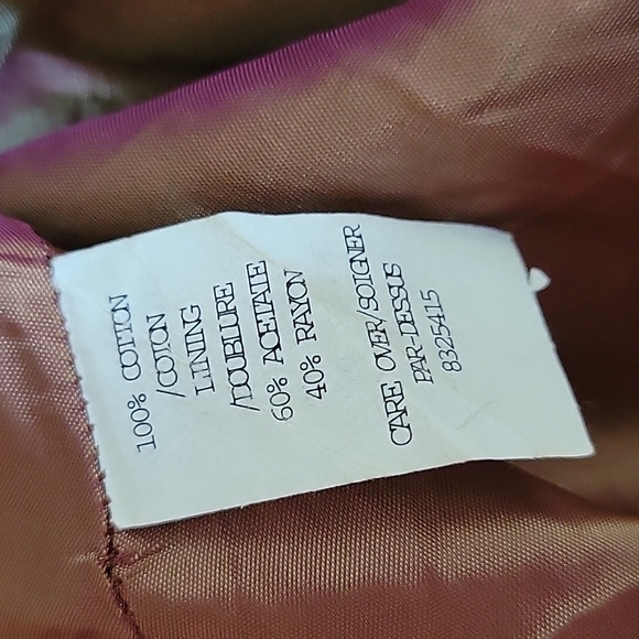 CYNTHIA STEFFE 1990s Floral Lace Paper Bag Tassel Boho Peasant Skirt - Picture 10 of 12